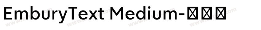 EmburyText Medium字体转换 EmburyText Medium字体转换